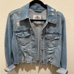 Hollister Distressed Denim Jacket